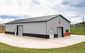 Lancaster High School athletic field building